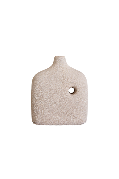 Milos Vase Cream