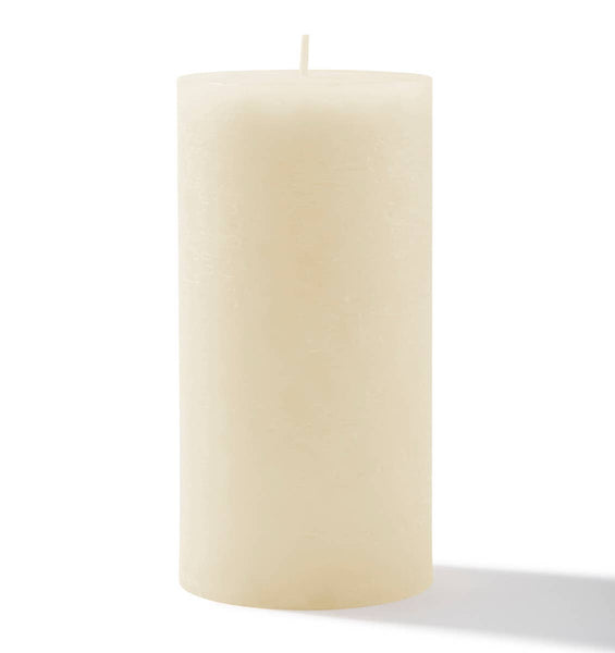 Cream Rustic Pillar Candle 3x6