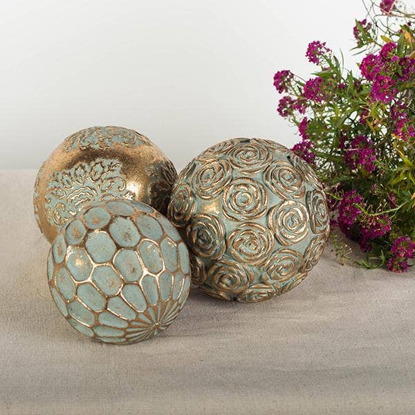 Polyresin Decorative Ball 4.8inches