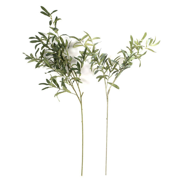 Artificial Olive Foliage Branch, 39"H