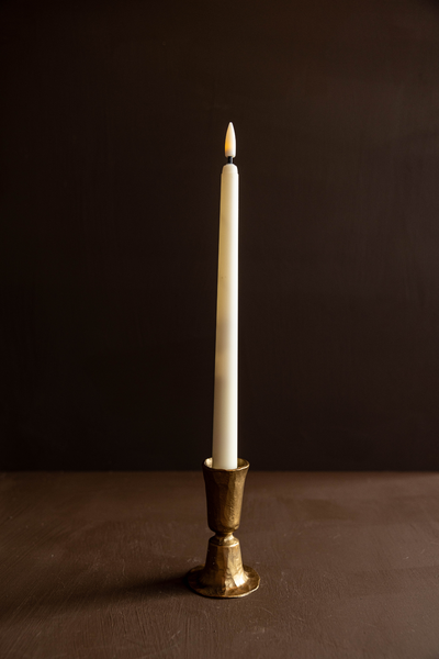 Brass Tapered Candle Holder