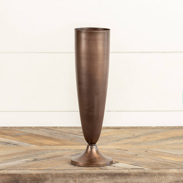 13" BRONZE VASE