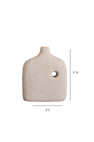 Milos Vase Cream