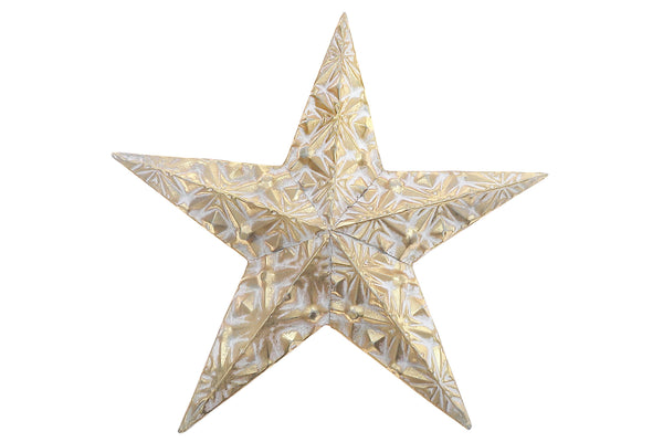 Gold Metal Embossed Star