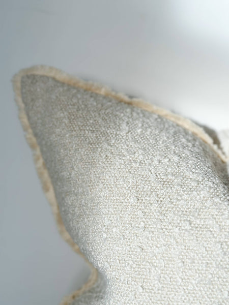 Sofia Cream Boucle Cushion 20x20"