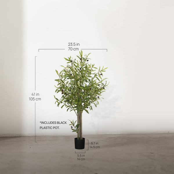 3.5' Artificial Olive Tree