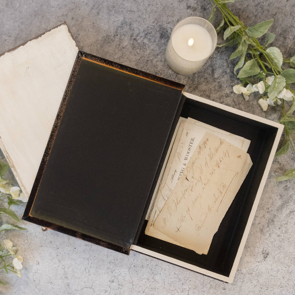 Brown Vintage Book Box