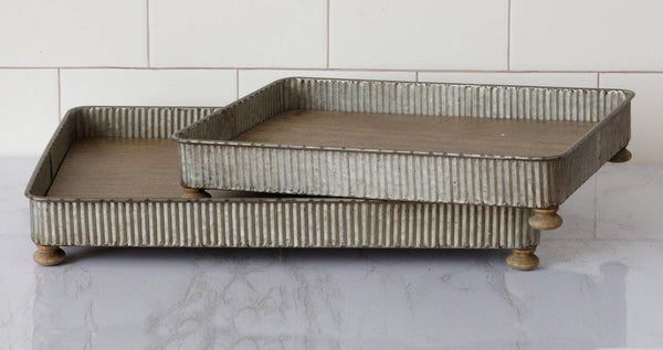 Trays - Corrugated Metal