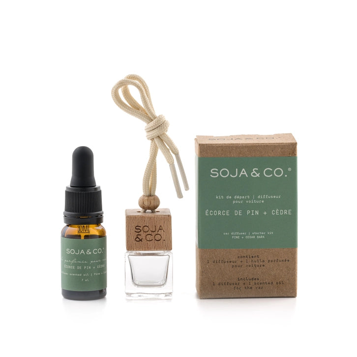 SOJA&CO - Car Diffuser - Pine + Cedar Bark