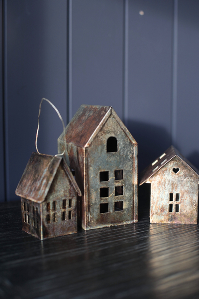 Decorative Tin Houses