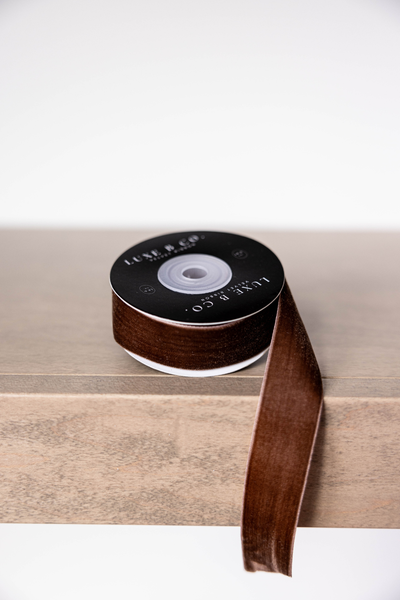 Ribbon -Brown Velvet