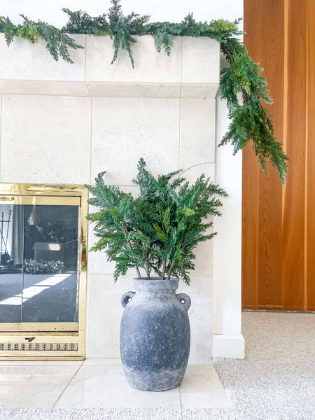 Cypress Real Touch Faux Christmas Garland 60"