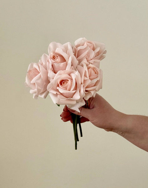 Real Touch Small Rose Bundle: Pink