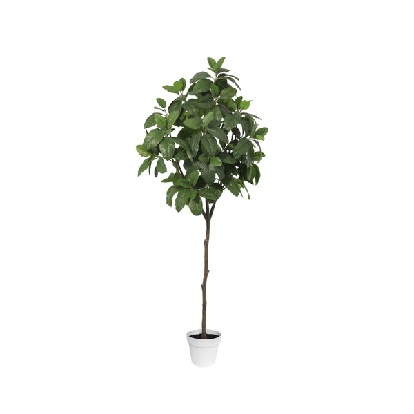 74" Faux Magnolia Tree