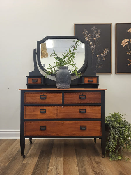 Antique Mahogany Bureau