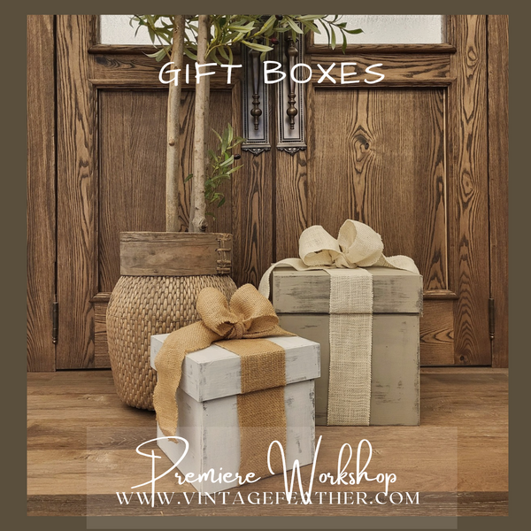 Gift Boxes~ Oct.3 ~ 1pm to 3pm