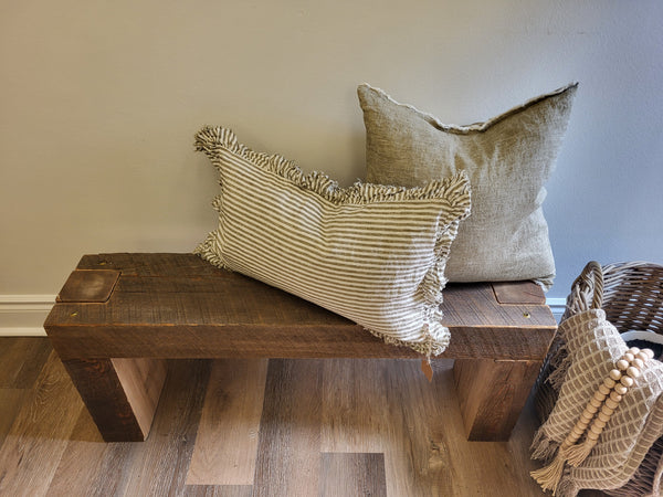 Hemlock Beam Bench