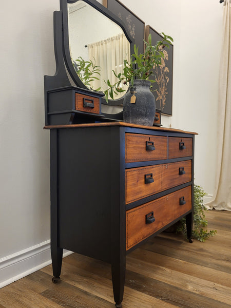 Antique Mahogany Bureau