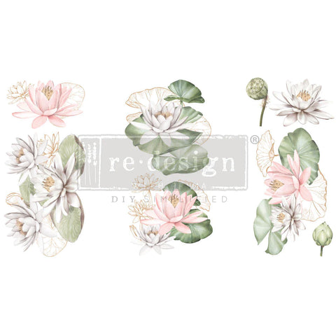 Redesign Decor Small Transfer - Water Lillies