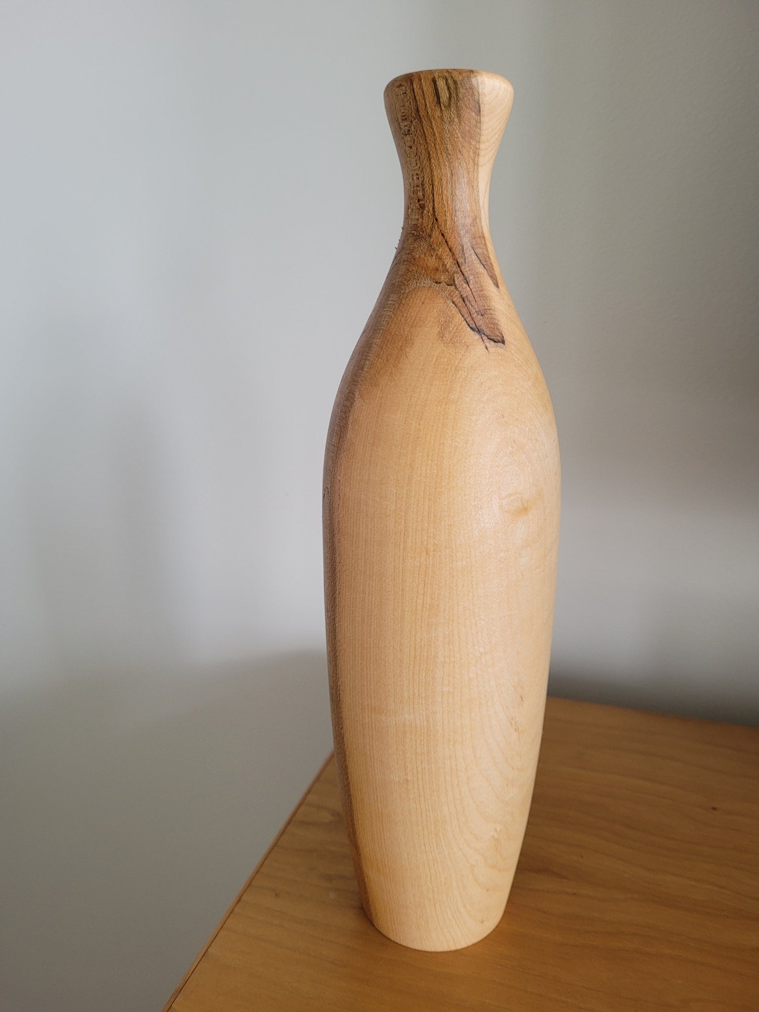 Solid Maple Vase