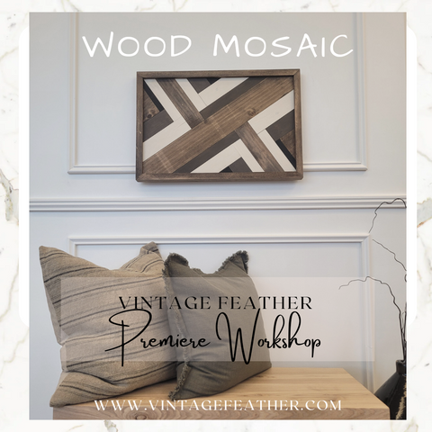 Wood Mosaic ~ January 16th - 630pm - 8:30pm