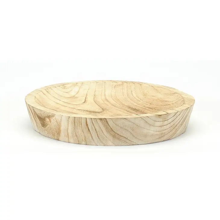 Round Carved Bowl