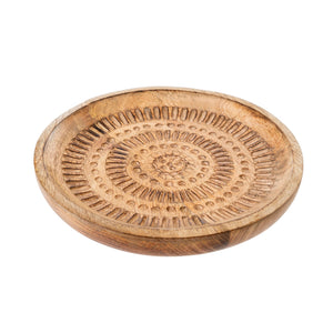 Bali Carved Serving Plate