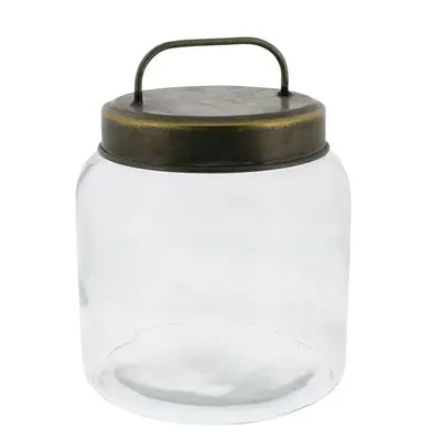 Archer Canister with Metal Lid - 8"