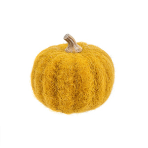 Felt Pumpkin Medium - Ochre