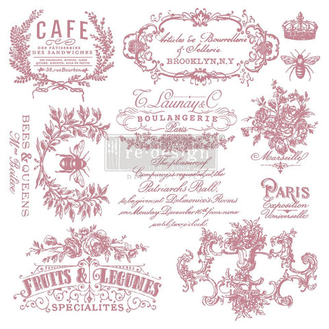 Redesign Decor Clear-Cling Stamps-I See Paris