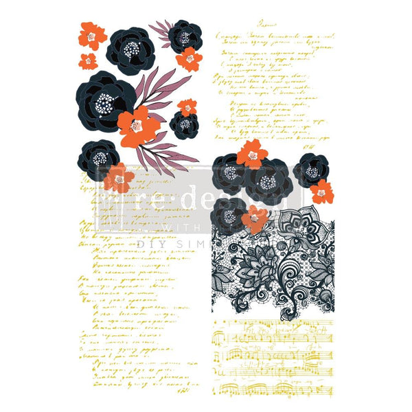 Redesign Decor Transfer - CeCe Restyled-Fleur Noir