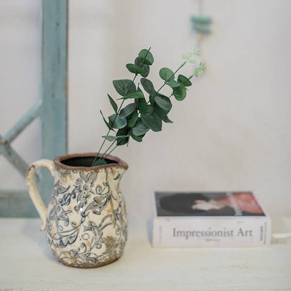 Glazed Ceramic Pitcher