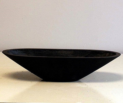 Fiberclay Oval Pot Black