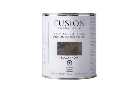 FUSION™ Gel Stain and Topcoat - Black