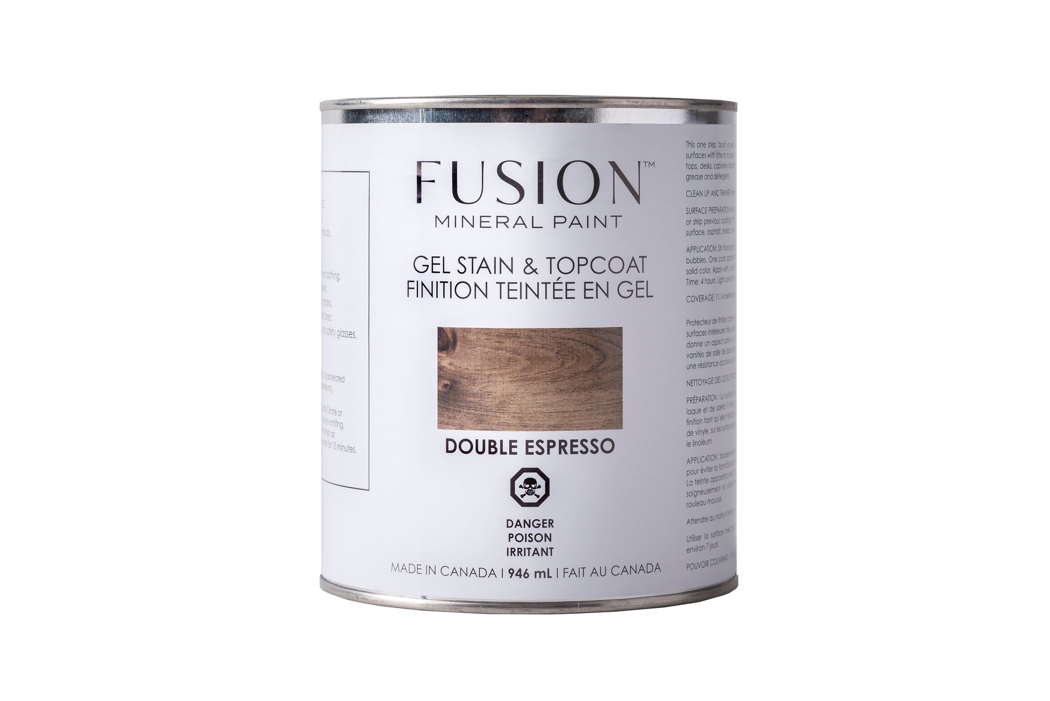 FUSION™ Gel Stain and Topcoat - Double Espresso