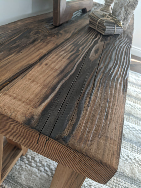 Reclaimed Beam Entry Table