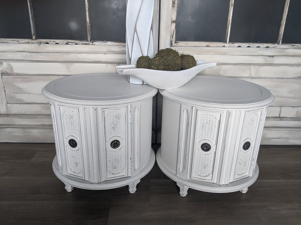 Classic Drum Side Tables