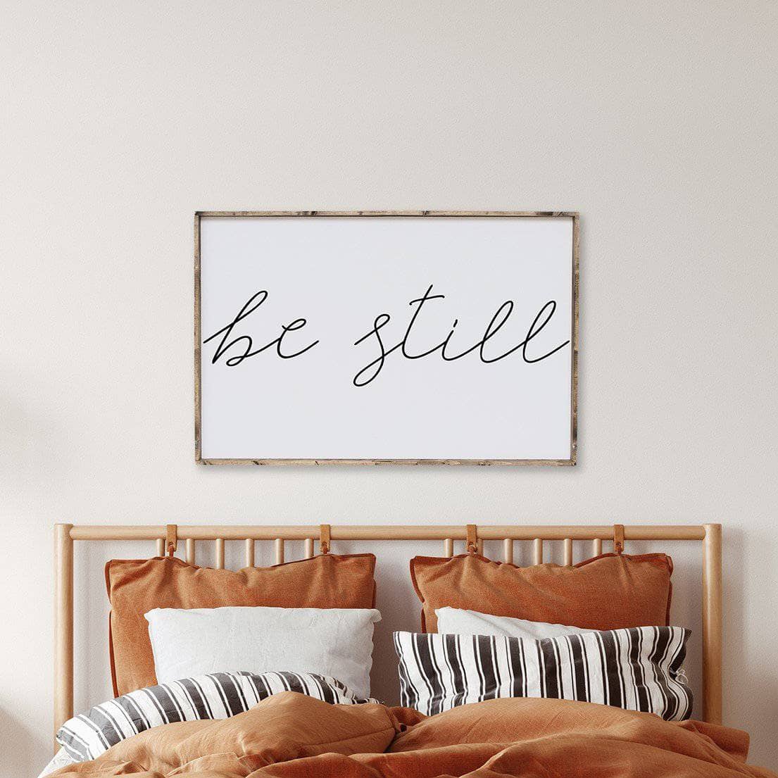 Be Still Wood Sign
