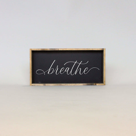 Breathe - Black Background