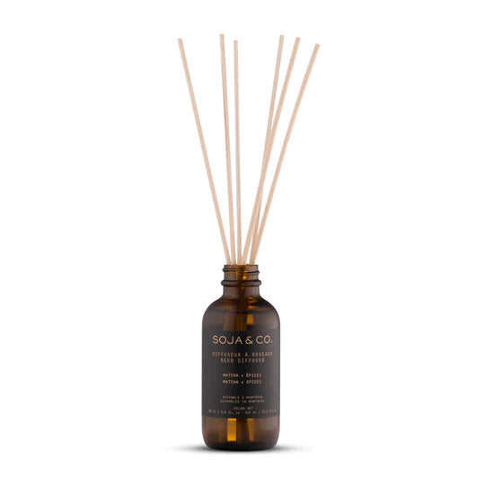 SOJA&CO - Reed Diffuser - Matcha + Spices