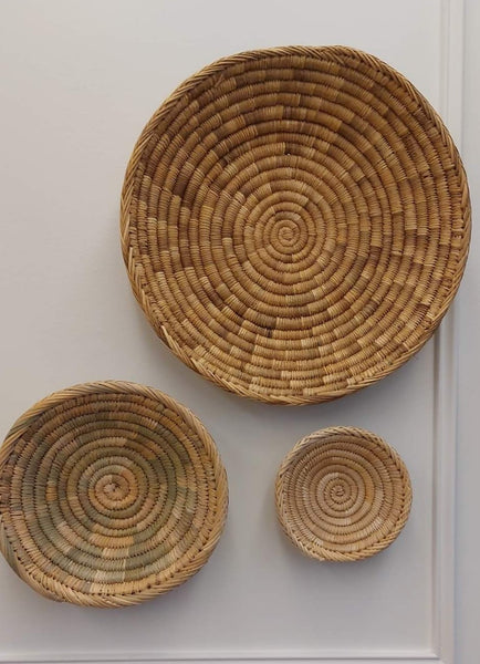 ROUND COILED GRASS TRAYS